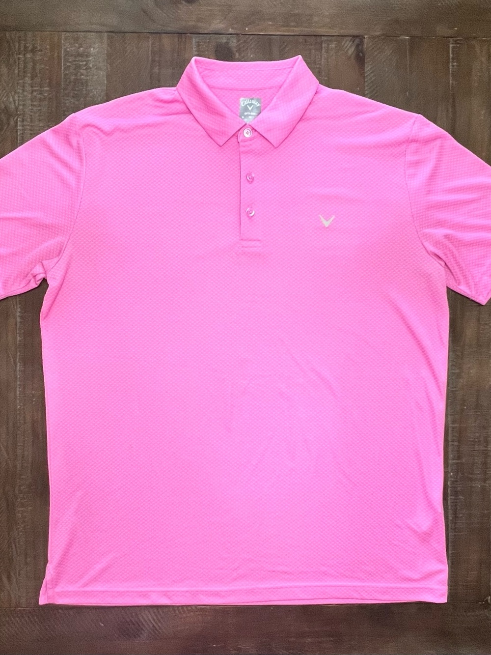 Callaway Men’s Bright Pink Golf Polo